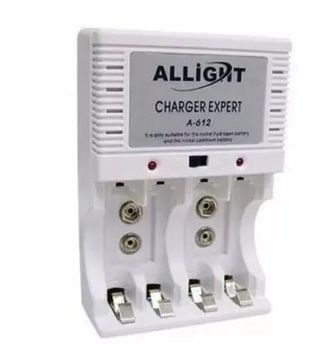 Carregador De Pilha Aa Aaa Bateria 9v Recarregável Bivolt