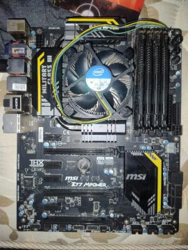 kit placa mae processador memoria 