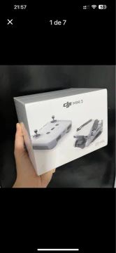 DRONE DJI MINI 3 STANDARD, LACRADO, CONTROLE SEM TELA, 1 BATERIA, NOVO, ZERADO