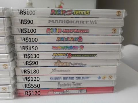 Diversos Jogos Nintendo Wii