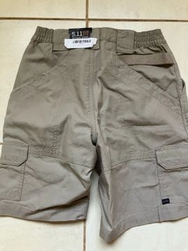 short 5.11 de algodão caqui