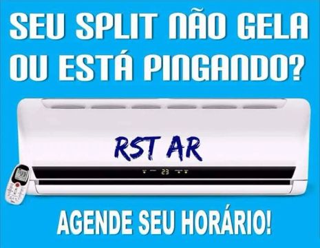 Manutenção e instalação de ar condicionado split 