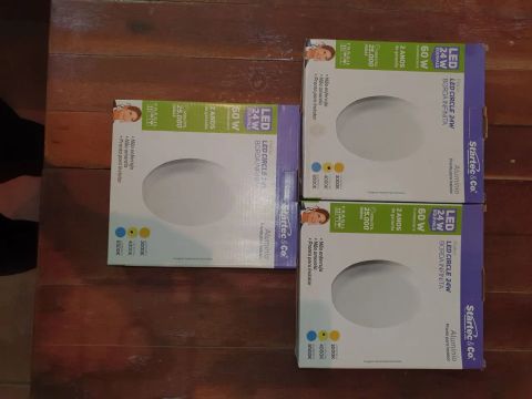 Semi embutido led redondo kit 3 unidades OFERTA!!!!