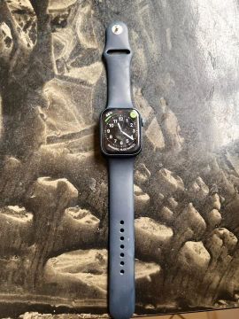 Apple Watch Series 7 (GPS + Cellular), Caixa em alumínio azul 