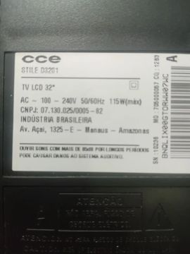 TV CCE 32 polegadas