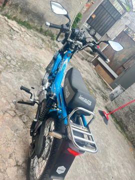 Mobylete com motor de Biz 125  injeção - Azul - 2023