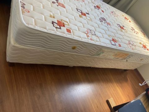 Cama Box solteiro com Colchão orthoflex comfortpedic line D33