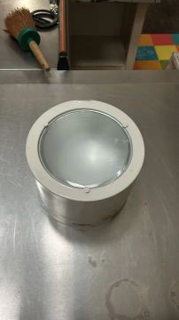 Luminária em formato cilindrico 