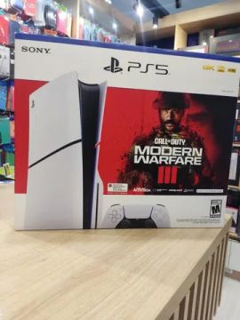 Console PlayStation 5 + Call Of Duty Modern Warfare III C/ Leitor PS5 Slim 1TB - Lacrado