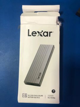 Gabinete SSD M.2 Lexar E6 - Suporte NVMe 10 Gbps