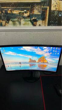 Monitor 27" Led Samsung - Full Hd - Hdmi - Curvo - Super Slim - LC27F390FHLMZD
