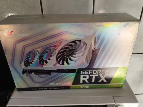 Caixa placa  Vídeo GeForce RTX 3060 12GB GDDR6