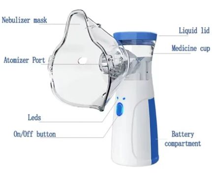 Promoção!!! Nebulizador Inalador Portátil!!! Produto Novo!!! Passo Cartão!!!