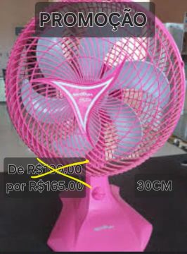 Ventilador de Mesa 30CM - Promoção!