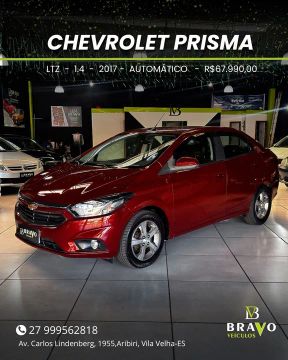 Chevrolet Prisma 1.4 LTZ Automático - EXCLUSIVIDADE !