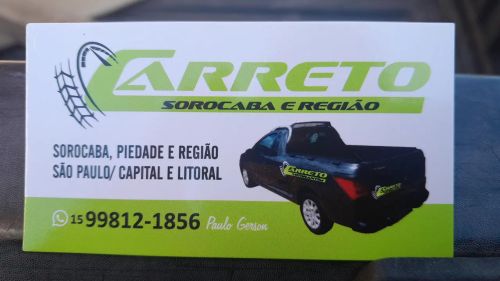 Carreto Sorocaba e Regiões a partir *79,00