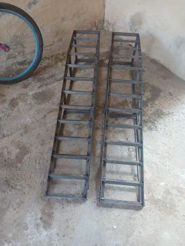 Rampa de elevação de ferro para carro 