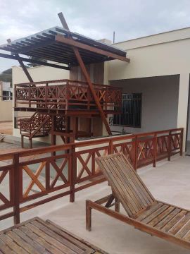 Casa de Temporada com Churrasqueira e Piscina na praia de panaquatira 