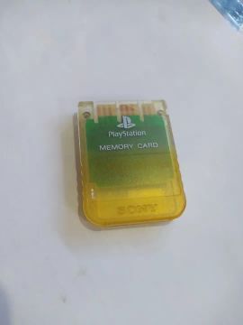Memory Card Ps1 Edição Cystal Lemon - Original de Época