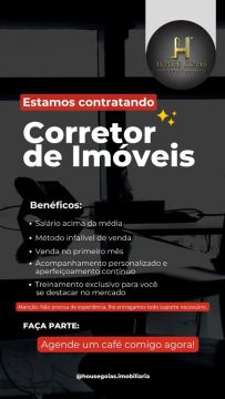House goias está expandindo  e precisamos de você 