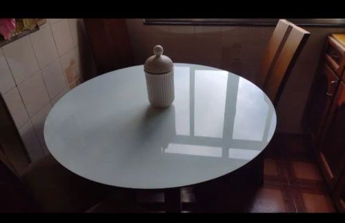 Mesa de Jantar Redonda Branca 