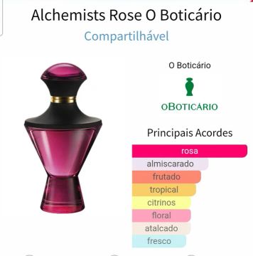 Alchemists Rose O Boticário - 75ml 