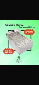 Fritadeira Elétrica Profissional 5 Litros - Oferta!