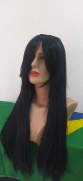 Peruca Longa Lisa Preta