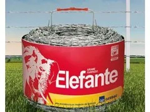 Arame farpado 2,20mm Elefante Gerdau com 400m