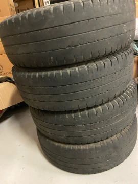 4x Pneus usados GOODYEAR 195/70R 15 - RECAPAGEM 