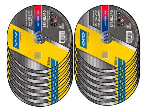 Disco de Corte Fino 4.1/2" Inox STANDARD NORTON UN