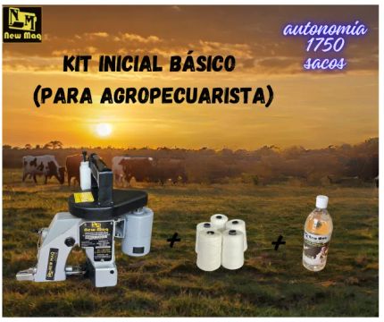 Máquina de costurar sacarias + kit (linha+oleo 5 lts+agulhas)