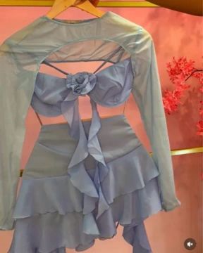 Conjunto azul claro tamanho M (Nunca usado) 