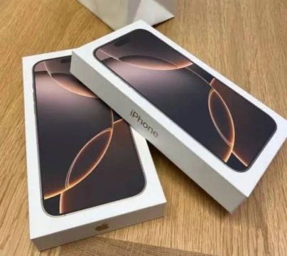 NOVO IPHONE 16 PRO MAX 256GB WHITE E DESERT TITANIUM