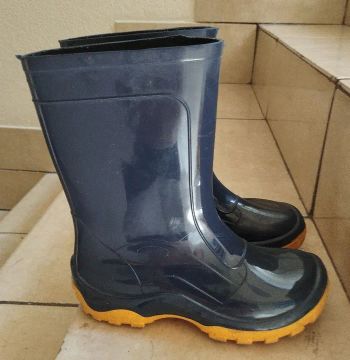 Botas de Chuva Masculinas - Azul Escuro