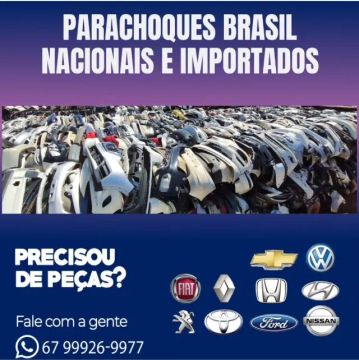 Parachoques usados maior estoque do Brasil e melhor preço, fala comigo