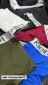 Kit 5 cuecas por 100 