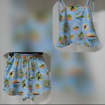 Conjunto Feminino - Blusa/Short