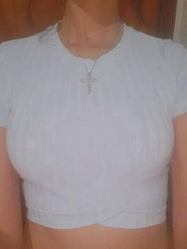 Cropped Azul - Tamanho PP