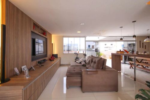 Cobertura, 4 quartos, 1 suite, 2 vagas