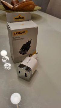 Carregador Duplo 33W Essager para Celular - Novo