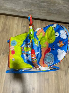 Cadeira de Descanso Musical Azul-Maxi Baby