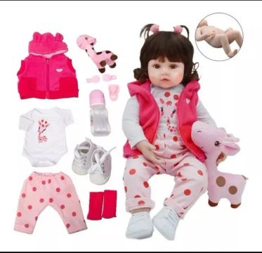 Bebê reborn Alice 100% Silicone Realista 