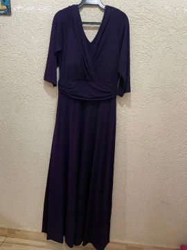 Vestido longo roxo (tamanho 50)