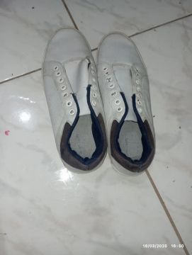 Tênis Casual Branco , tamanho 37