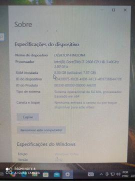 Placa Mãe Intel Core i7 2600