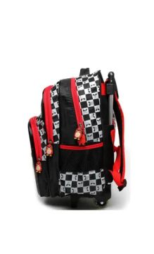 Mochila de Rodinhas Santino Angry Birds Preta/Vermelha produto novo.
