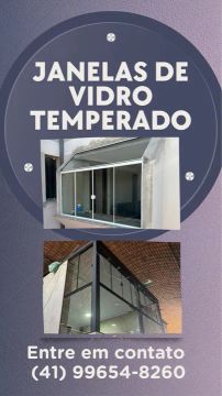 Janelas De Vidro Temperado Sob Medida
