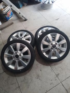 Rodas de liga leve aro 15 mais pneus 185 45 15 zero