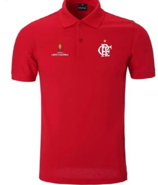 Camiseta Polo Flamengo Vermelha